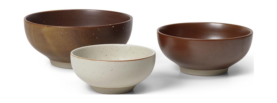 Ferm Living Midi Bowls zestaw 3, Multi