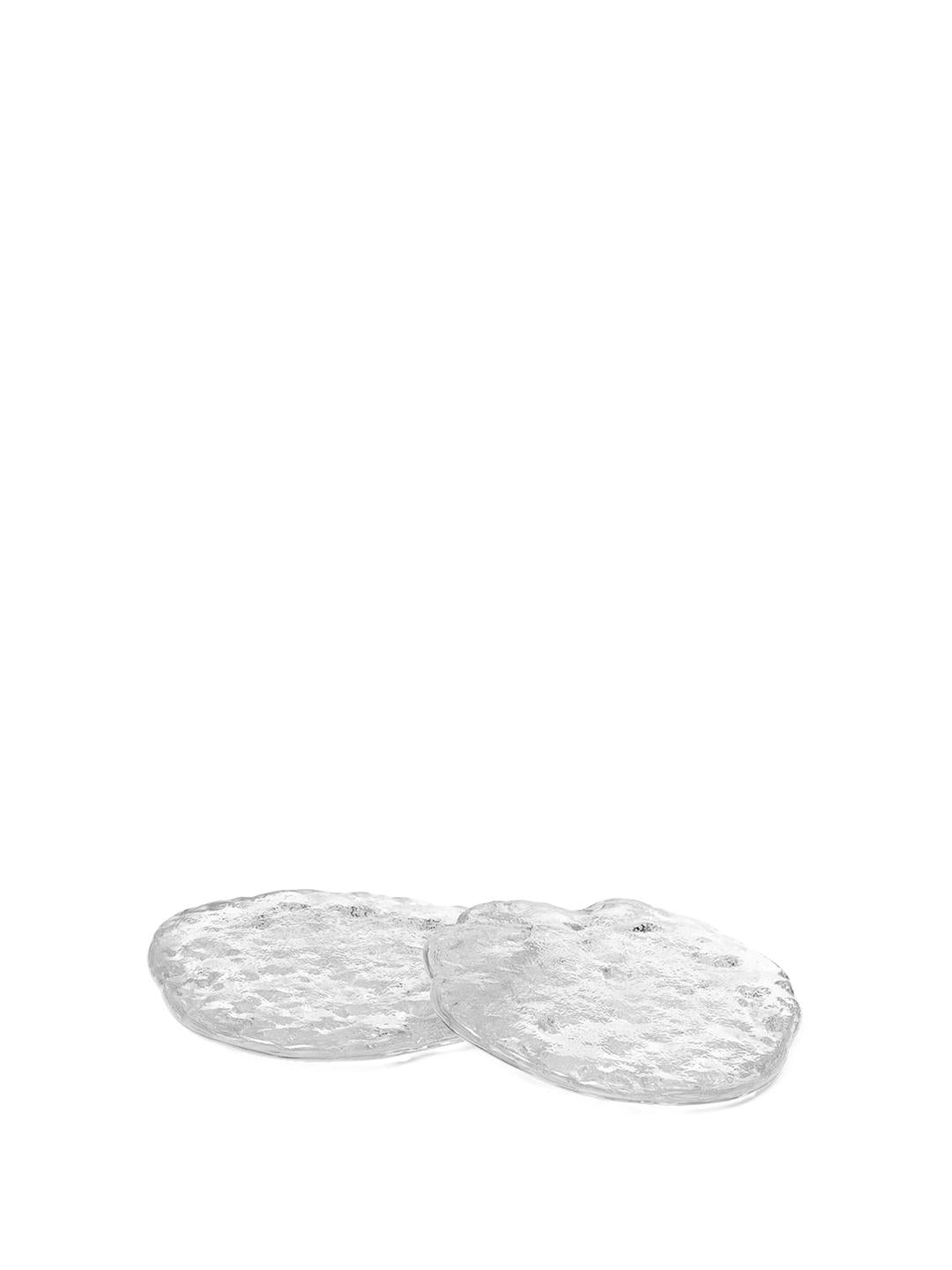 Ferm Living Momento Glass Stones 2 er Zestaw, czysty