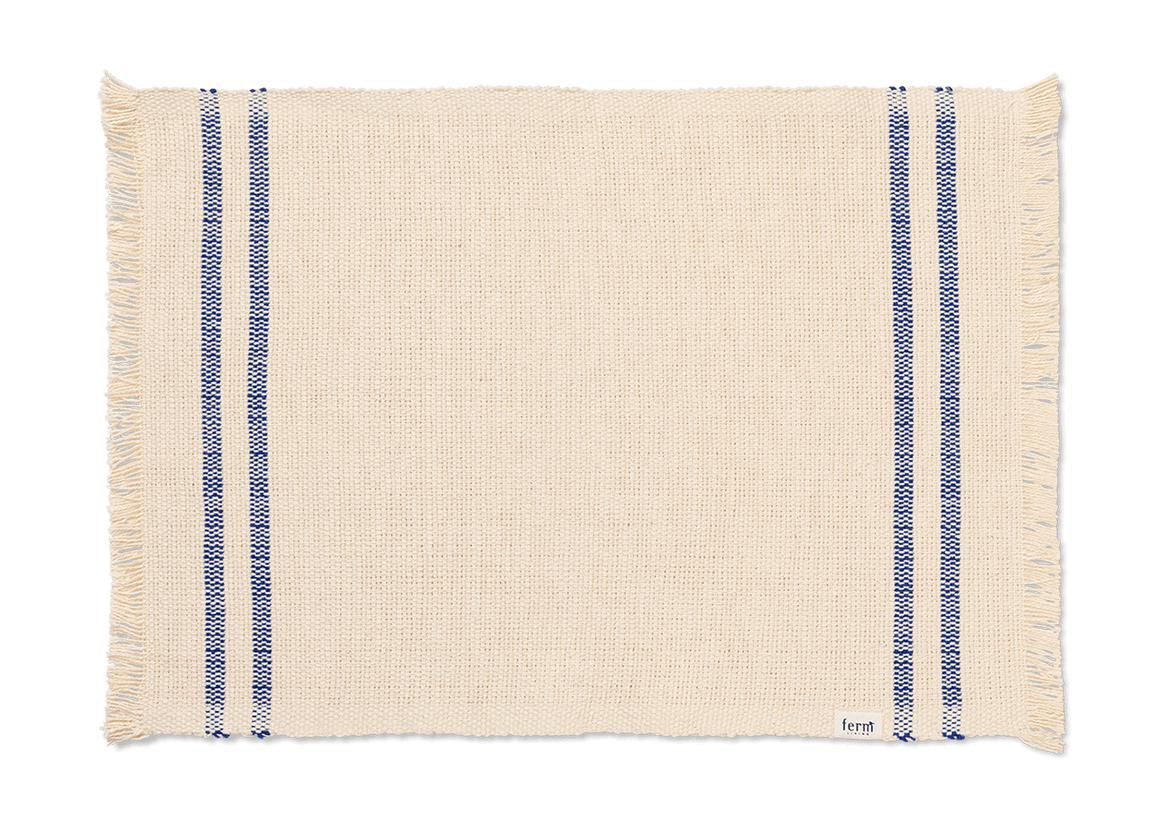 Ferm Living Savor Placemats, Off White/Blue