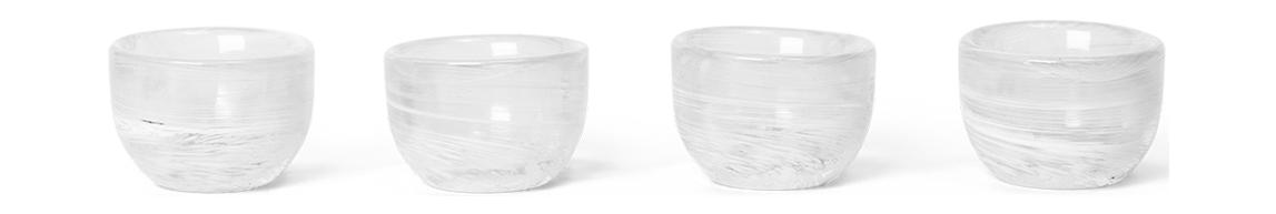 Ferm Living Tinta Egg Cup 4, biały