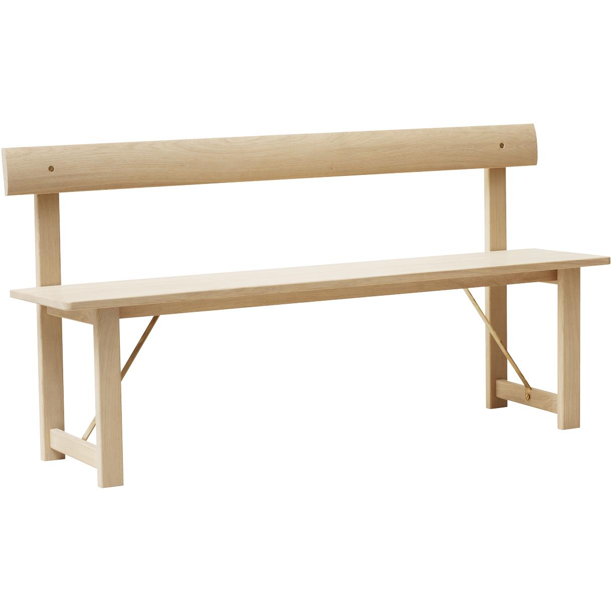 Form & Refine Position Bench 155 Cm. White Oil Oak