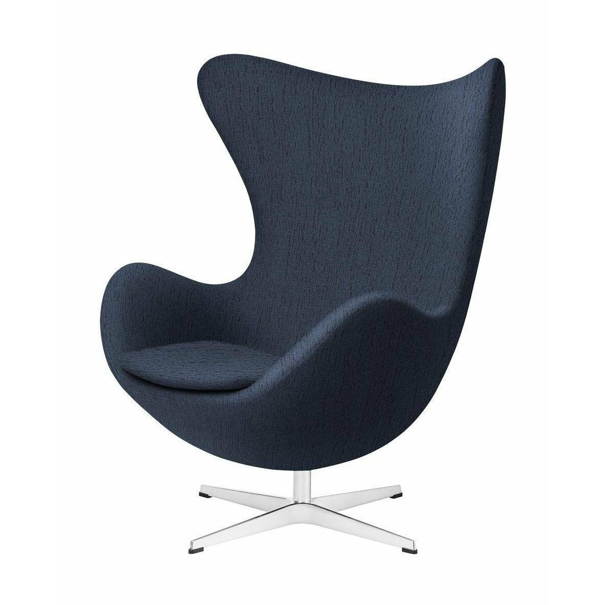 Fritz Hansen The Egg Lounge Chair Fabric, Christianshavn Blue