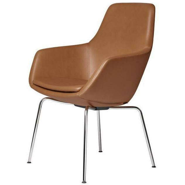 Fritz Hansen Little Giraffe Fotel Chroma Baza skórzana Grace, Walnut