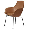 Fritz Hansen Little Giraffe Fotel Black Baza skórzana Grace, Walnut