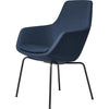 Fritz Hansen Little Giraffe Armchair Black Base Fabric Capture, Blue