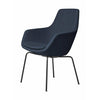 Fritz Hansen Little Giraffe Fotel Black Base Tkanina Christianshavn, niebieski