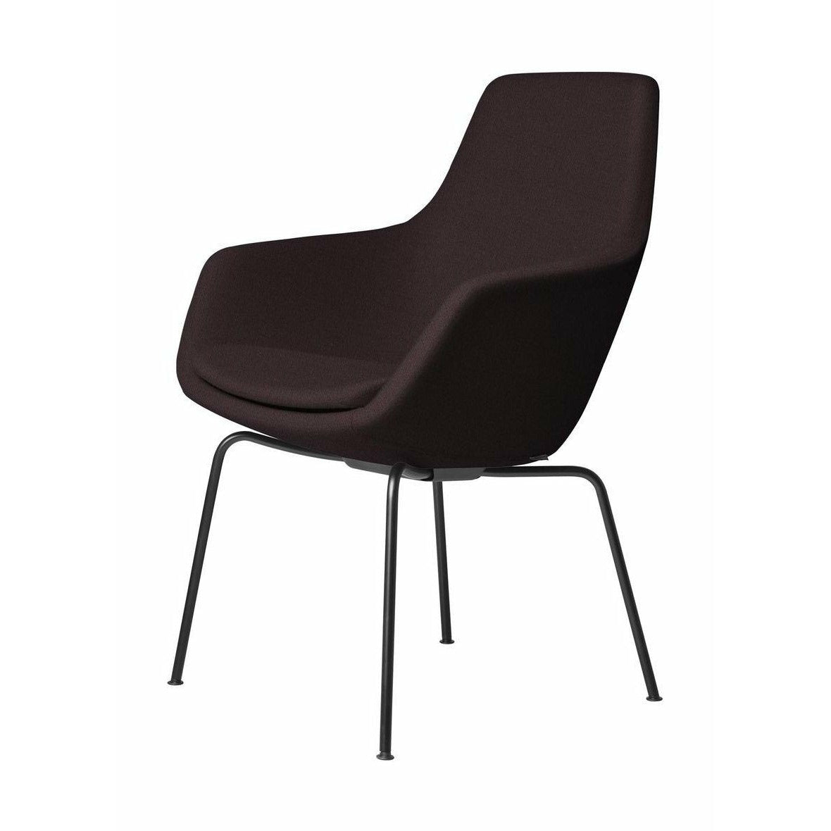 Fritz Hansen Little Giraffe Armchair Black Base Fabric Christianshavn, Dark Red Uni