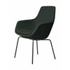 Fritz Hansen Little Giraffe Fotel Black Base Tkanina Christianshavn, ciemnozielona