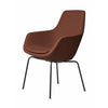 Fritz Hansen Little Giraffe Fotel Black Base Tkanina Christianshavn, Orange