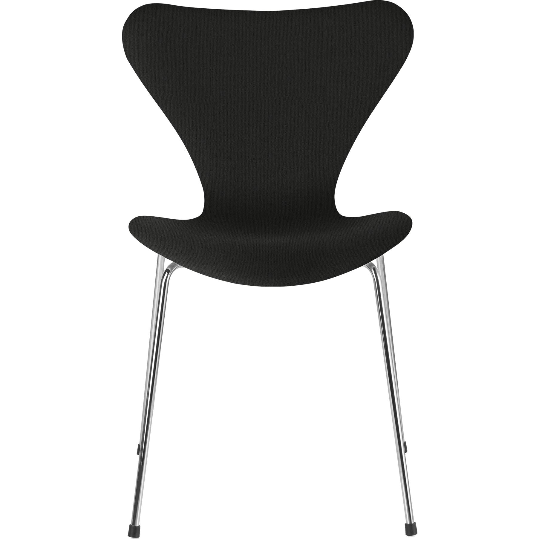 Fritz Hansen Series 7 Chair Full Upholstery Fabric Christianshavn, Black Uni