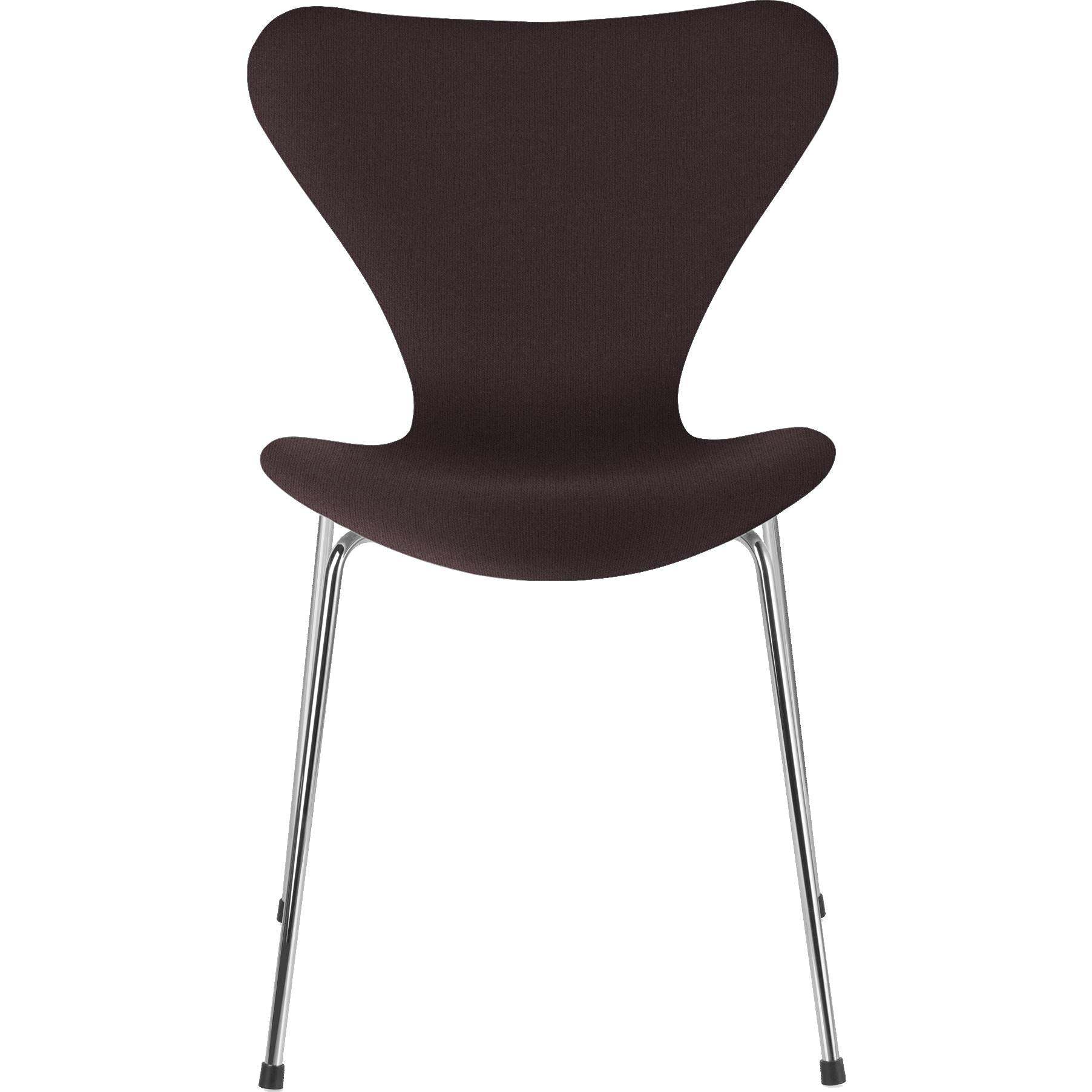 Fritz Hansen Series 7 Chair Full Upholstery Fabric Christianshavn, Dark Red Uni