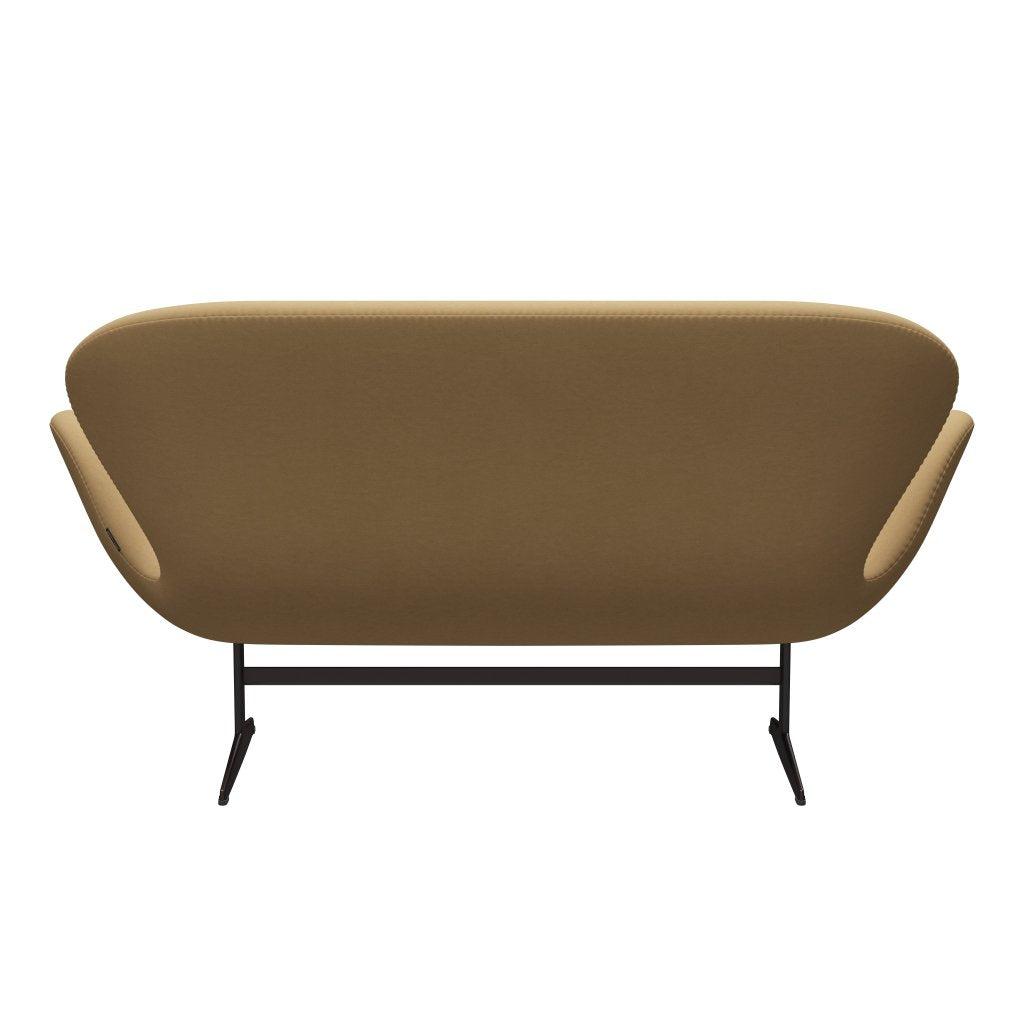 Fritz Hansen Swan Sofa 2 osobę, brązowy brąz/komfort beżowy (00280)