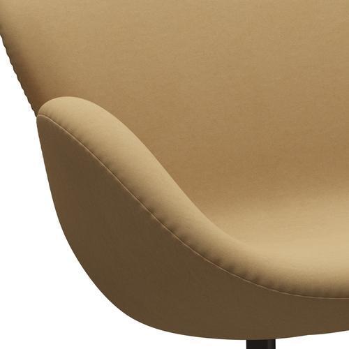 Fritz Hansen Swan Sofa 2 osobę, brązowy brąz/komfort beżowy (00280)