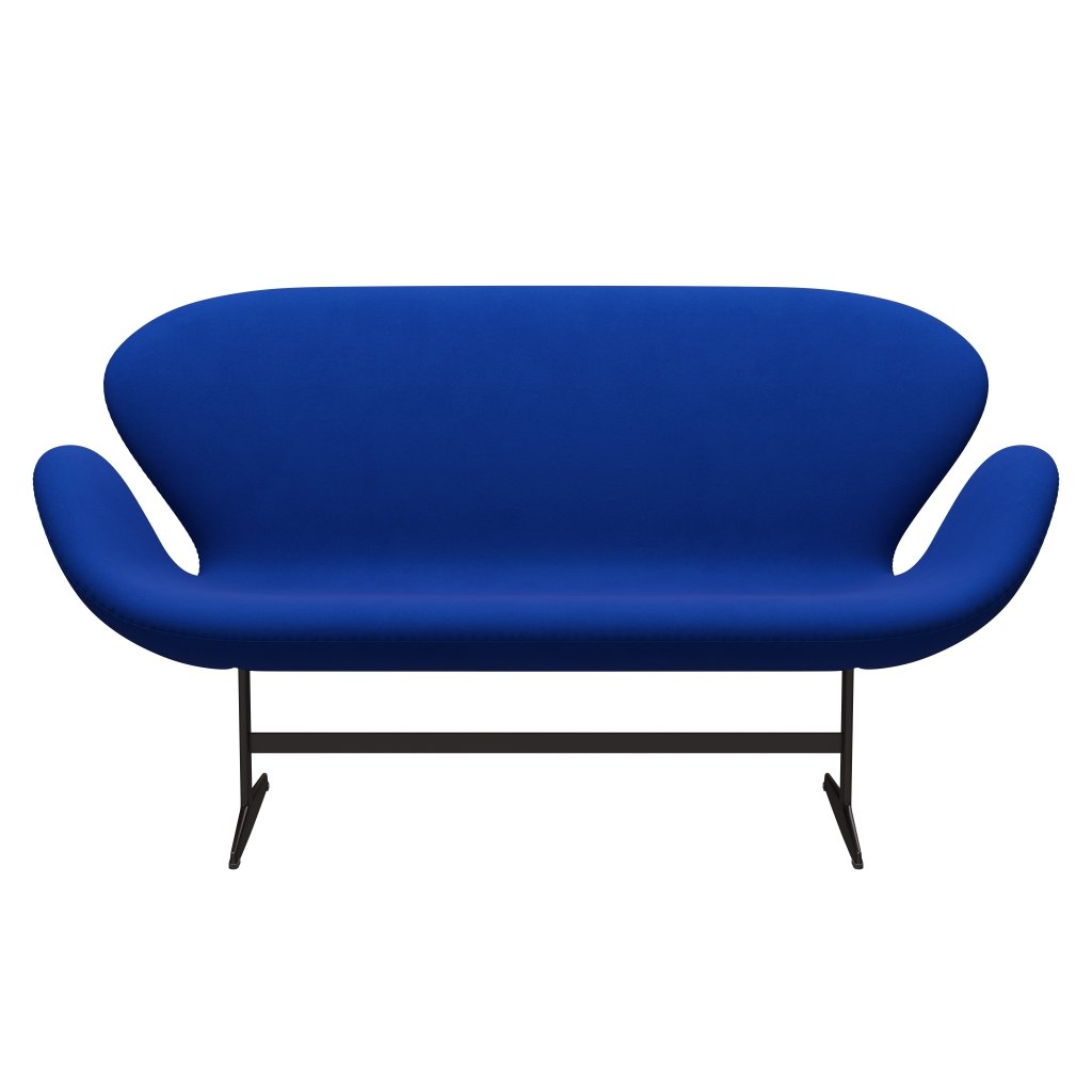 Fritz Hansen Swan Sofa 2 osobę, brązowy brąz/Comfort Blue (00035)