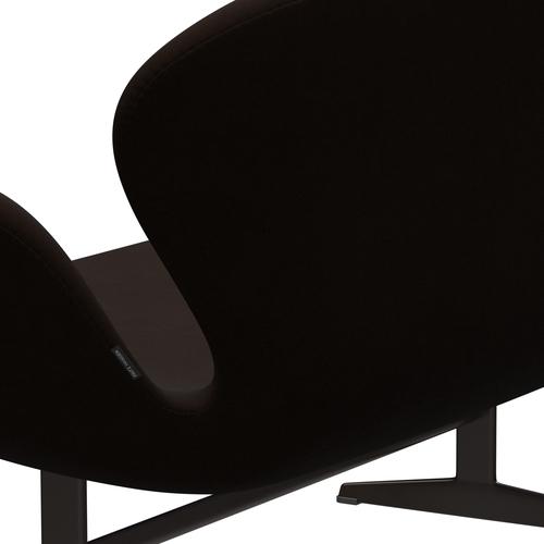 Fritz Hansen Swan Sofa 2 osobę, brązowy brąz/Comfort Brown (01566)