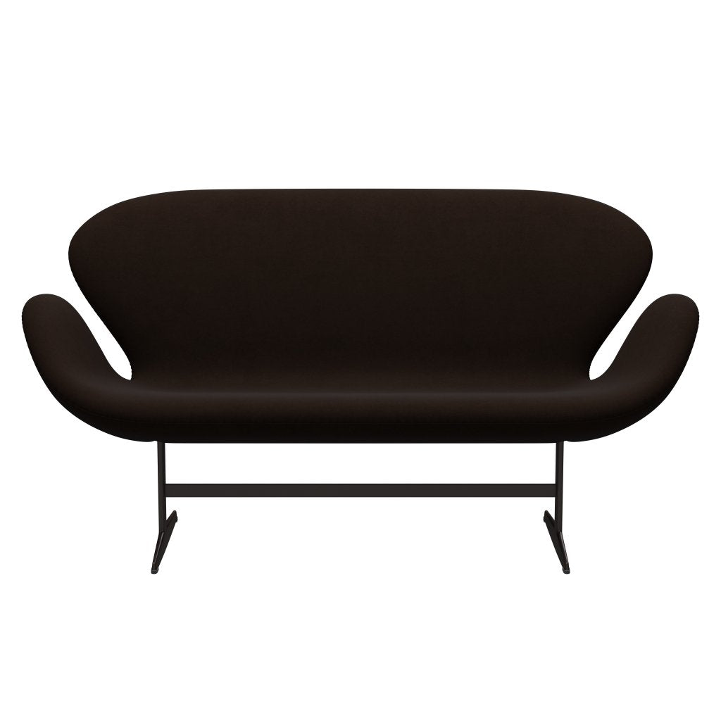 Fritz Hansen Swan Sofa 2 Seater, Brown Bronze/Comfort Brown (01566)