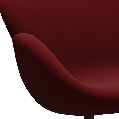 Fritz Hansen Swan Sofa 2 osobę, brązowy brąz/Comfort Dark Red (01153)