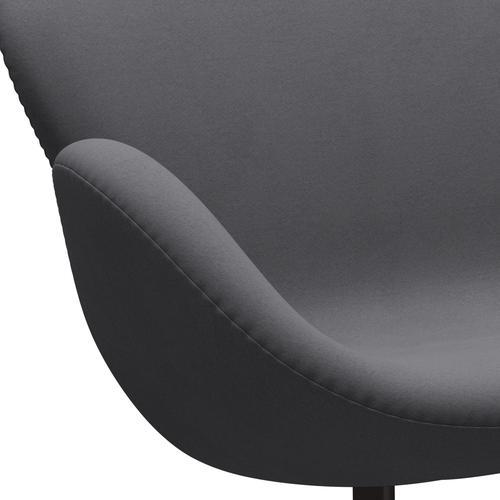 Fritz Hansen Swan Sofa 2 osobę, brązowy brąz/komfort szary (01012)