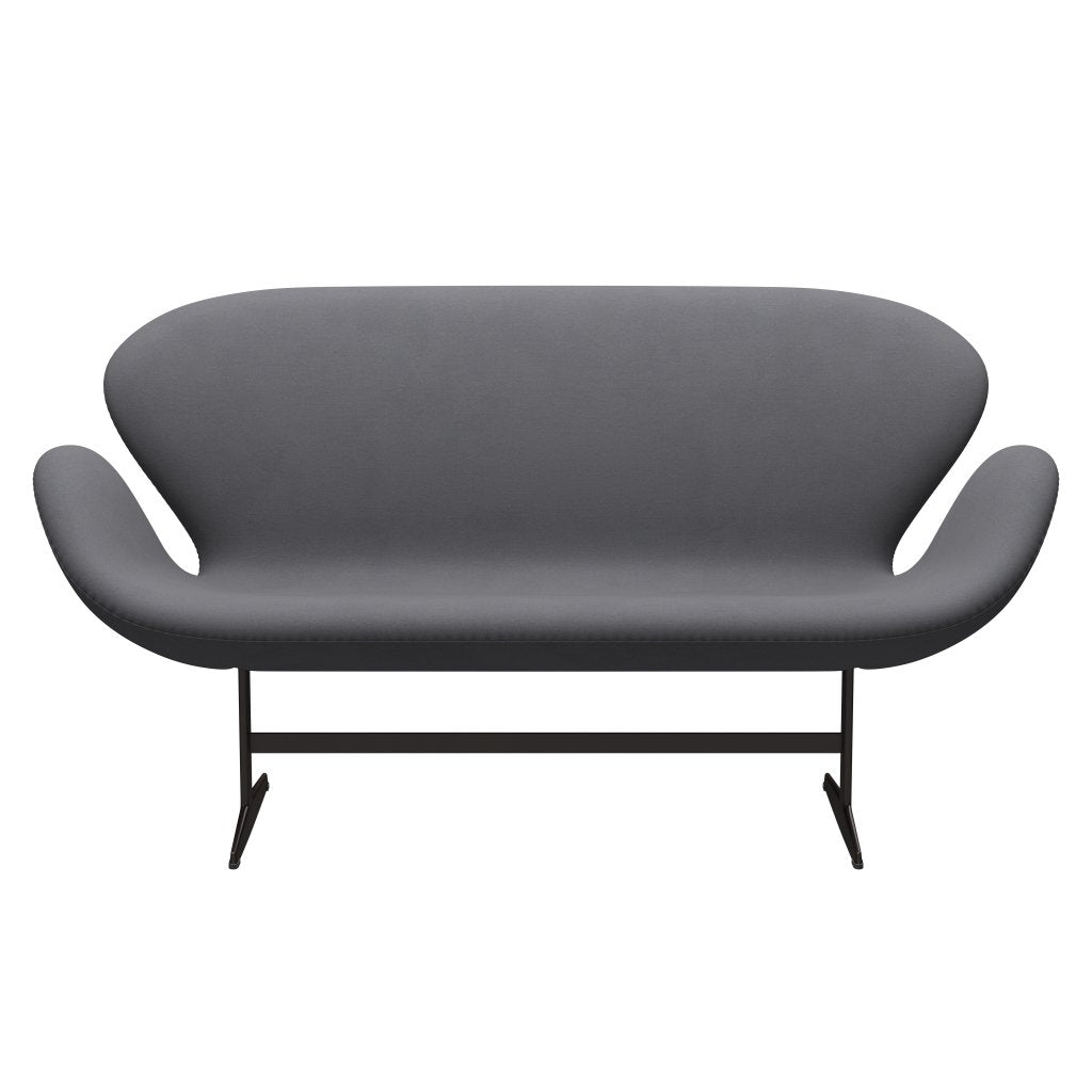 Fritz Hansen Swan Sofa 2 osobę, brązowy brąz/komfort szary (01012)