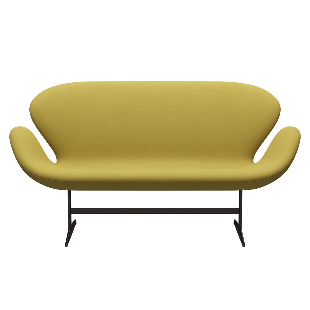 Fritz Hansen Swan Sofa 2 osobę, brązowy brąz/komfort piasku (01049)