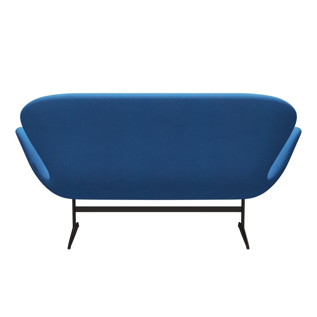 Fritz Hansen Swan Sofa 2 Seater, Brown Bronze/Divina Light Blue (742)