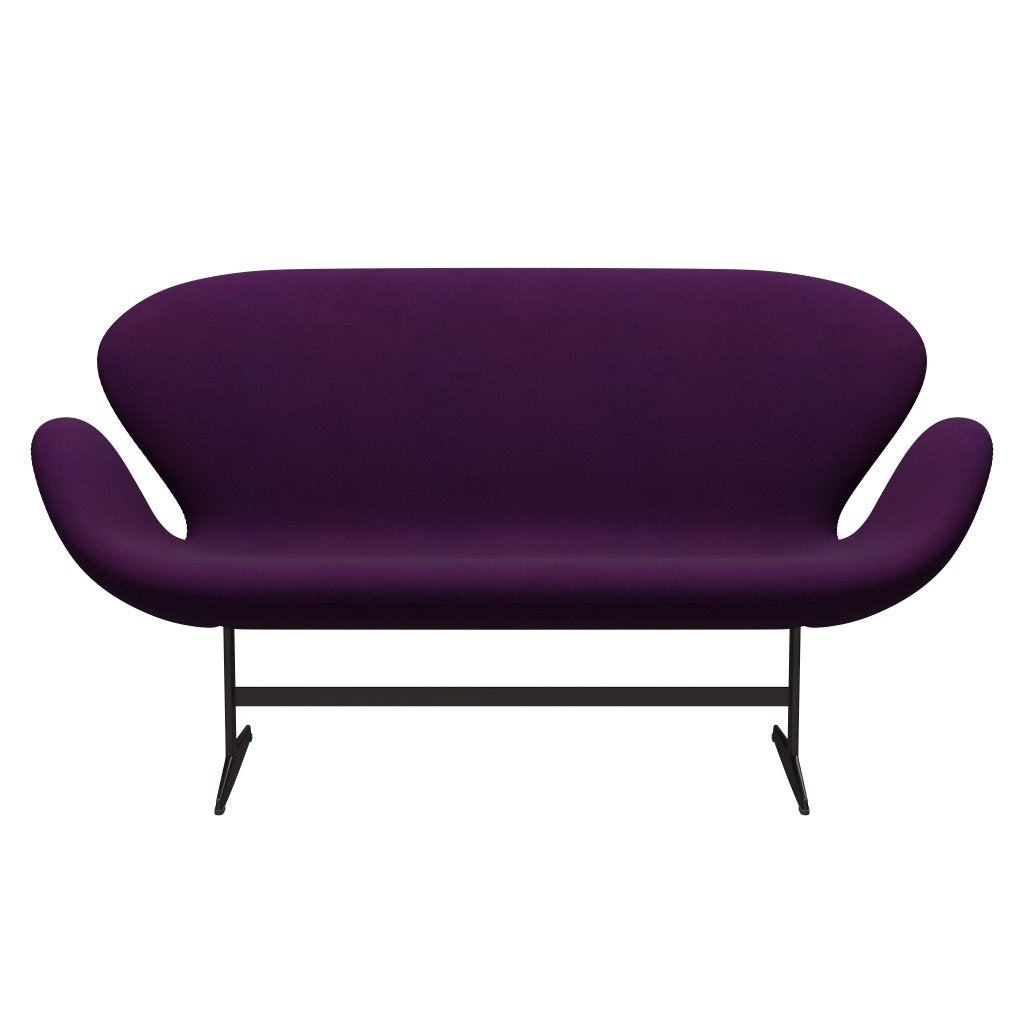 Fritz Hansen Swan Sofa 2 Seater, Brown Bronze/Divina Violet (696)