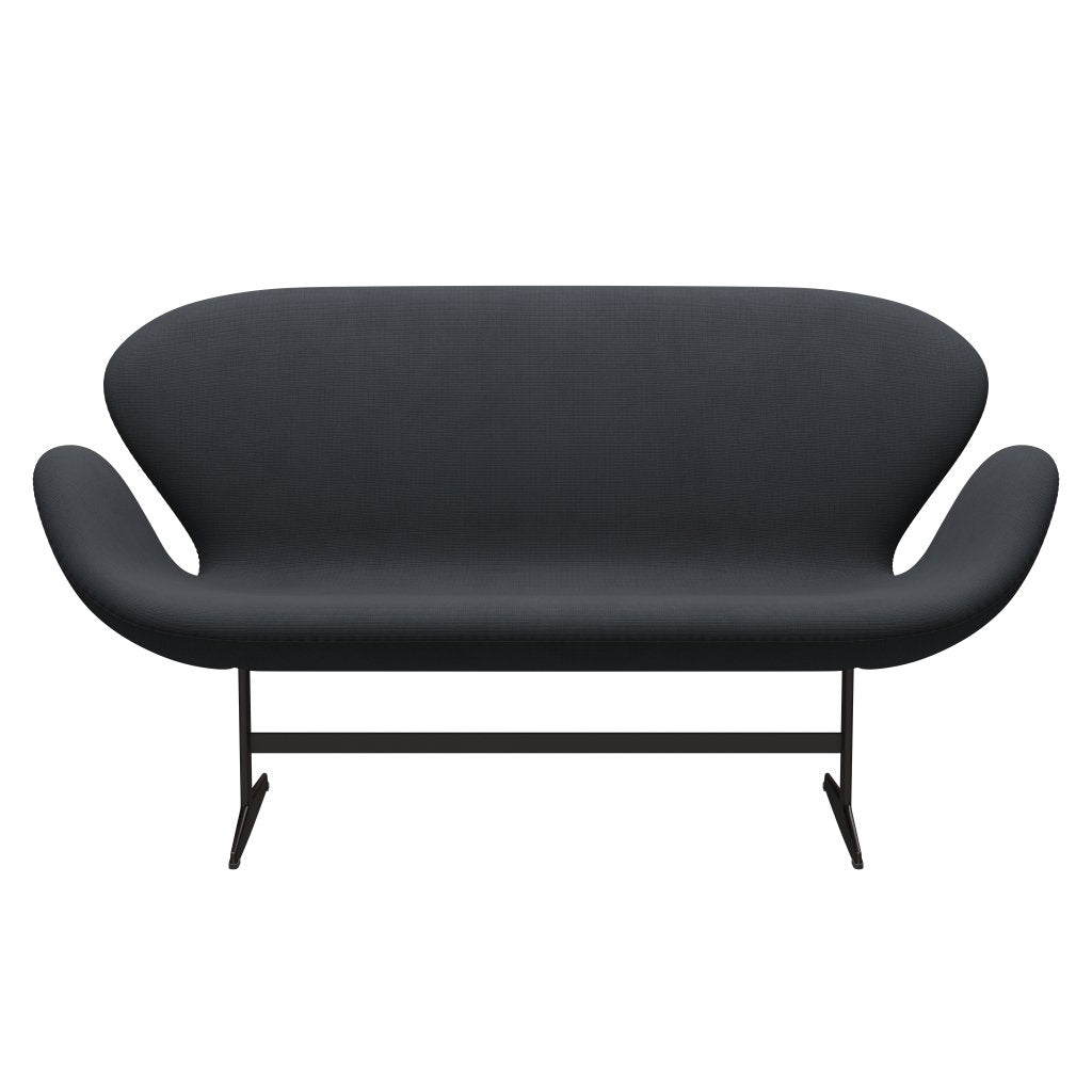 Fritz Hansen Swan Sofa 2 osobę, brązowy brąz/sława szary (60003)