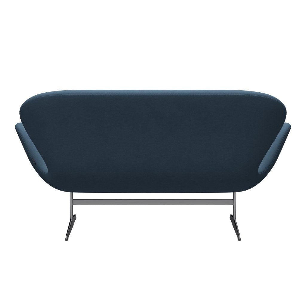 Fritz Hansen Swan Sofa 2 osobę, satynowe szczotkowane aluminium/komfort szary (01160)