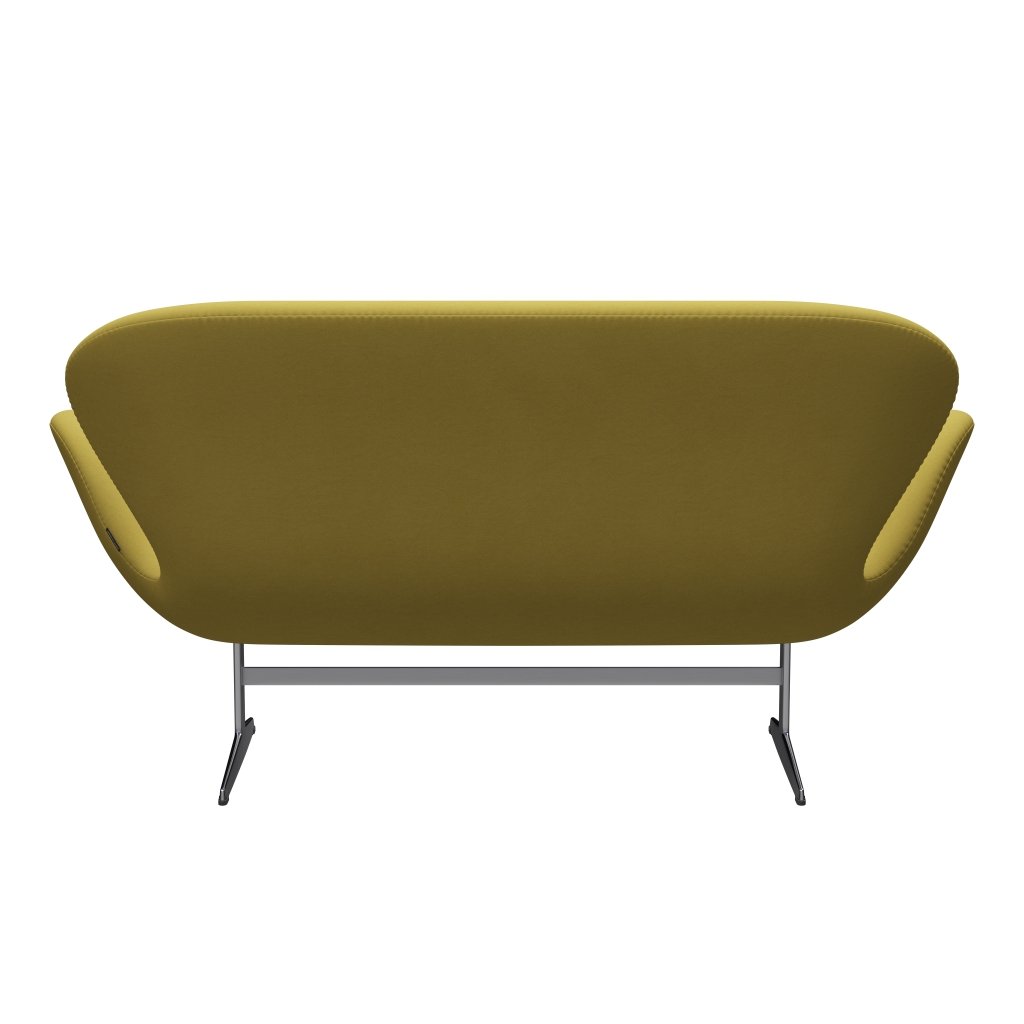 Fritz Hansen Swan Sofa 2 osobę, satynowe szczotkowane aluminiowe/komfortowe piasek (01049)