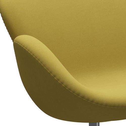 Fritz Hansen Swan Sofa 2 osobę, satynowe szczotkowane aluminiowe/komfortowe piasek (01049)