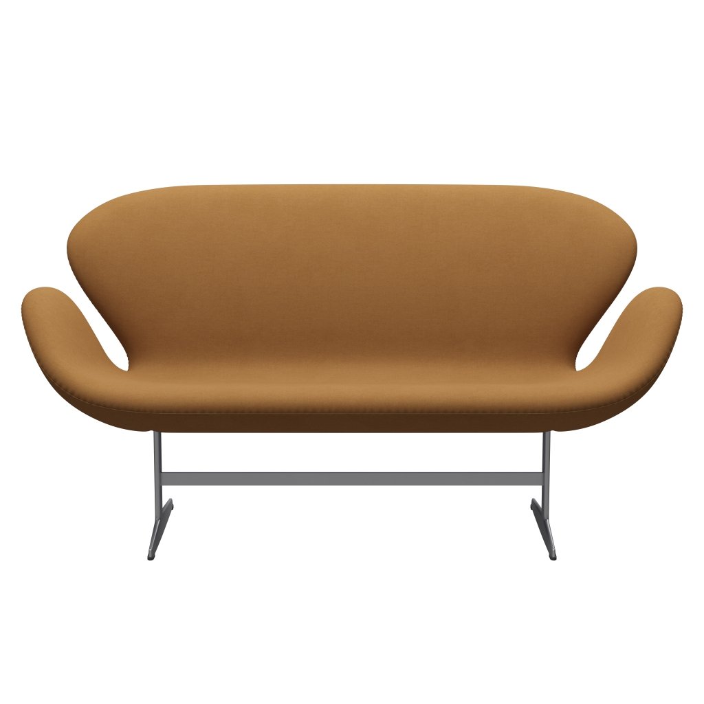 Fritz Hansen Swan Sofa 2 osobę, srebrny szary/komfort beżowy (09084)