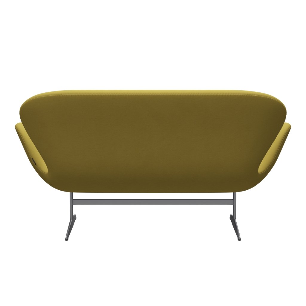 Fritz Hansen Swan Sofa 2 osobę, srebrny szary lampka piasku (01049)