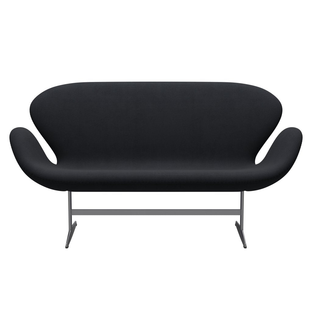 Fritz Hansen Swan Sofa 2 osobę, srebrny szary/sławę szary (60019)