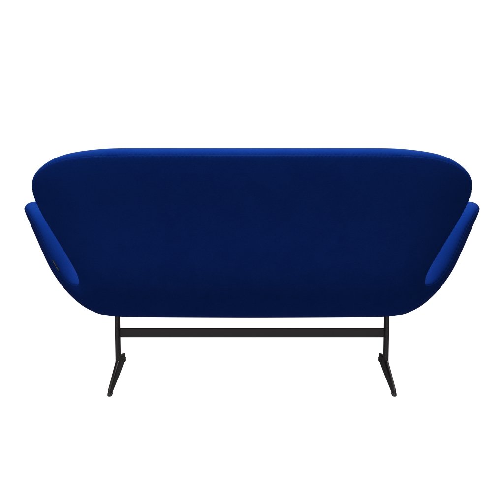 Fritz Hansen Swan Sofa 2 osobę, ciepły grafit/komfort niebieski (00035)