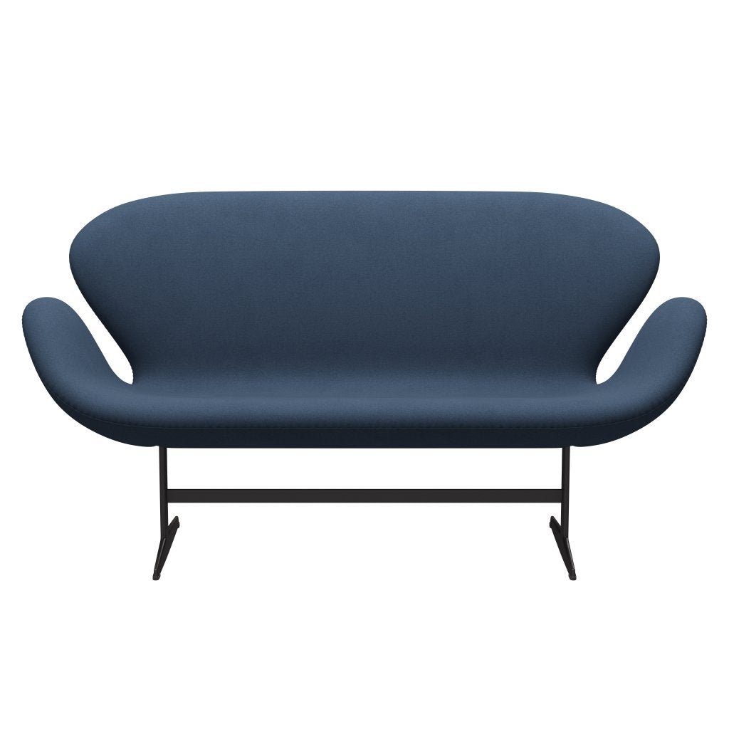 Fritz Hansen Swan Sofa 2 osobę, ciepły grafit/komfort ciemnoszary (09074)