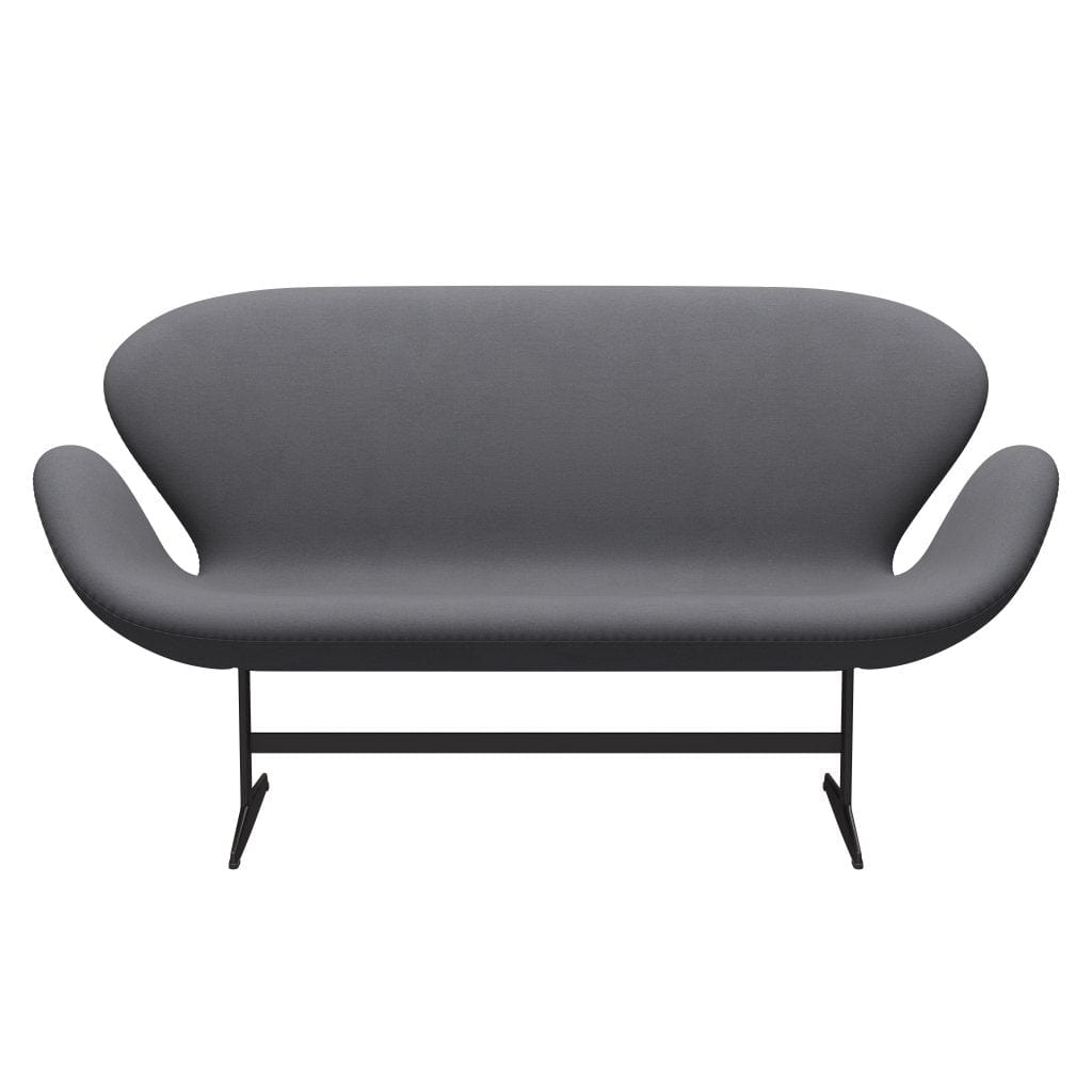 Fritz Hansen Swan Sofa 2 osobę, ciepły grafit/komfort szary (01012)