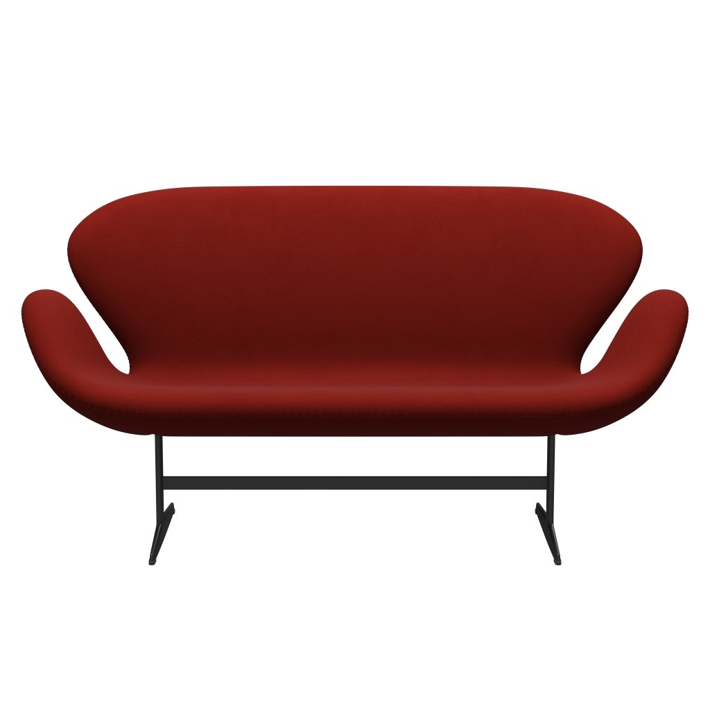 Fritz Hansen Swan Sofa 2 osobę, ciepły grafit/komfort Rust Rust (00028)