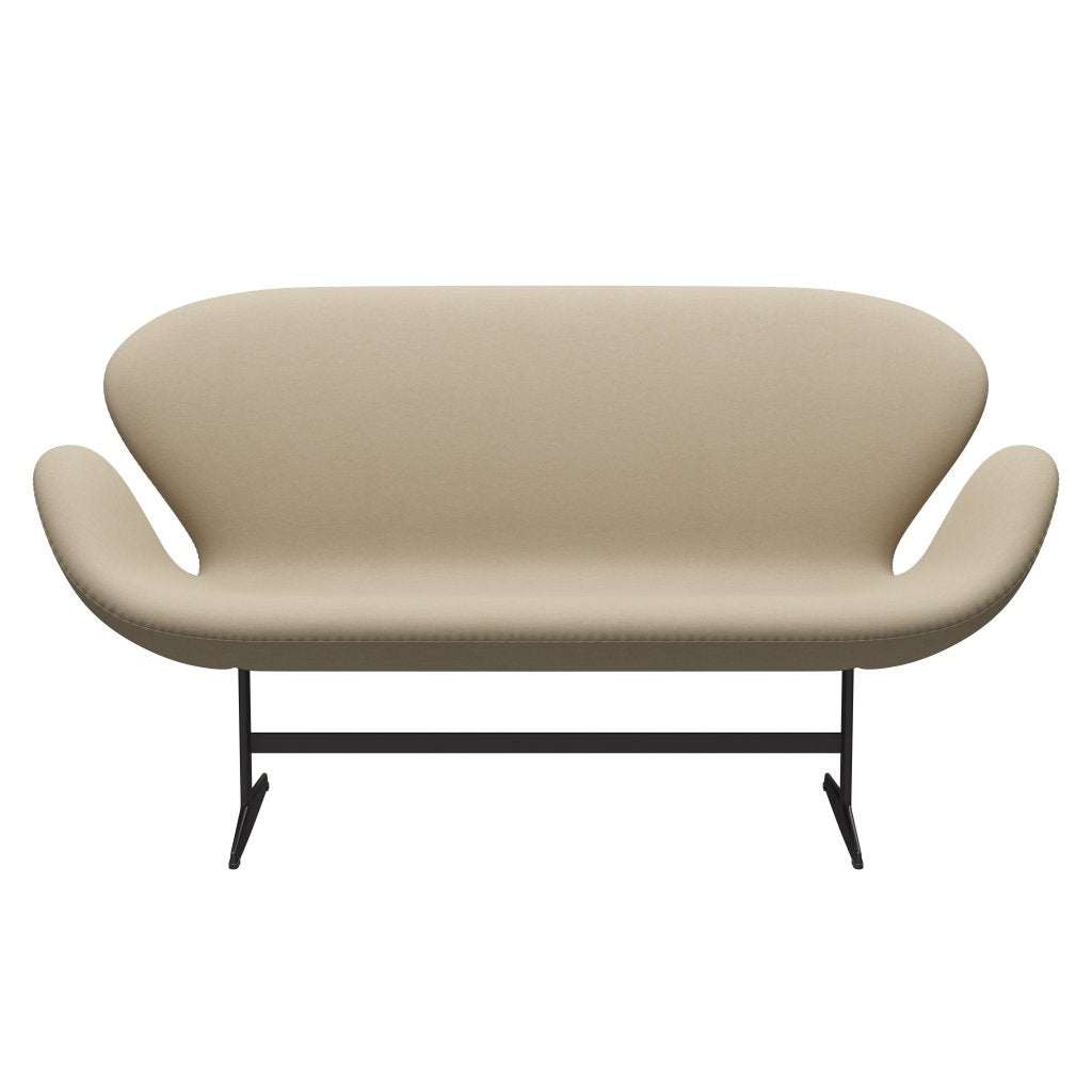 Fritz Hansen Swan Sofa 2 osobę, ciepły grafit/komfort piasku (61002)