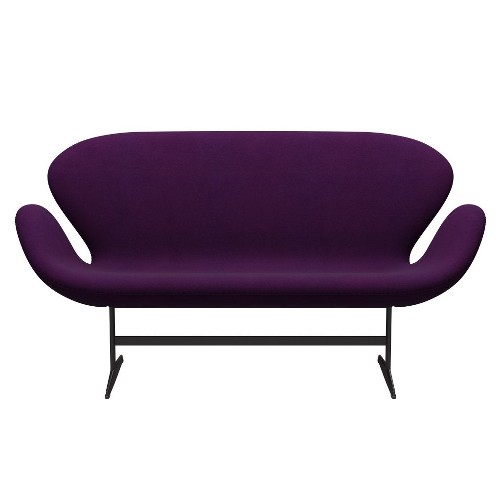 FRITZ HANSEN SWAN SOFA 2 SEART, ciepły grafit/Divina Violet (696)