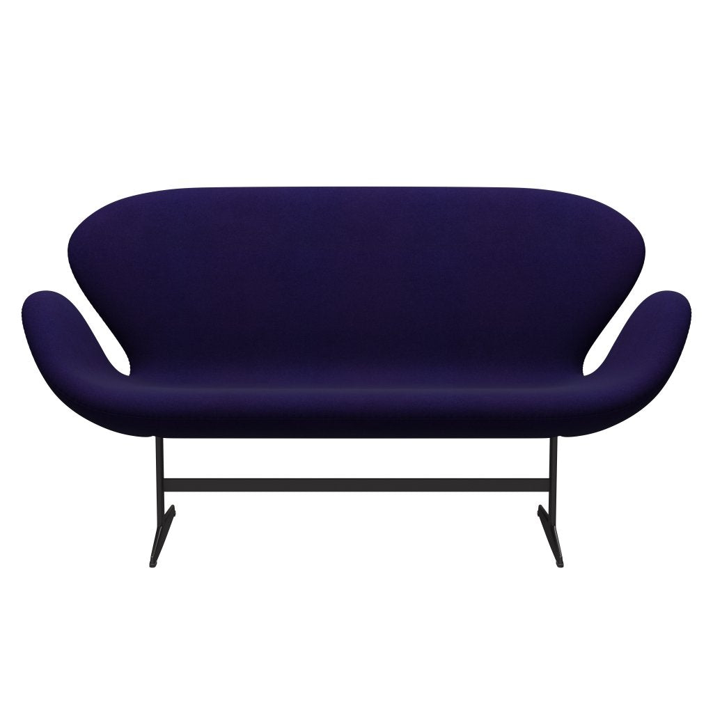 Fritz Hansen Swan Sofa 2, ciepły grafit/Divina Violet Dark (692)