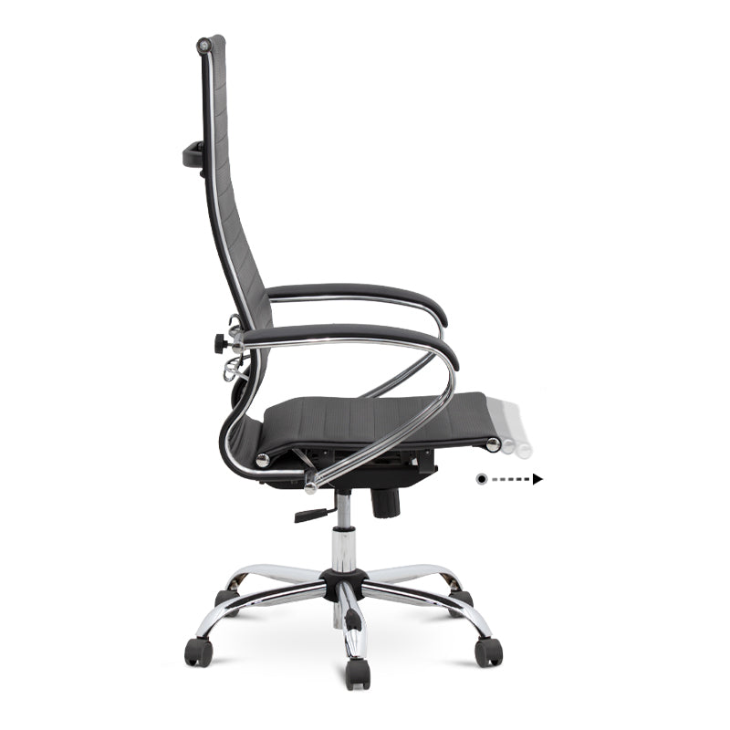 Office Chair PETER Black 66,5x70x118/130cm