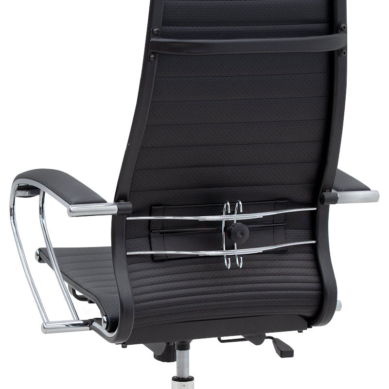 Office Chair PETER Black 66,5x70x118/130cm