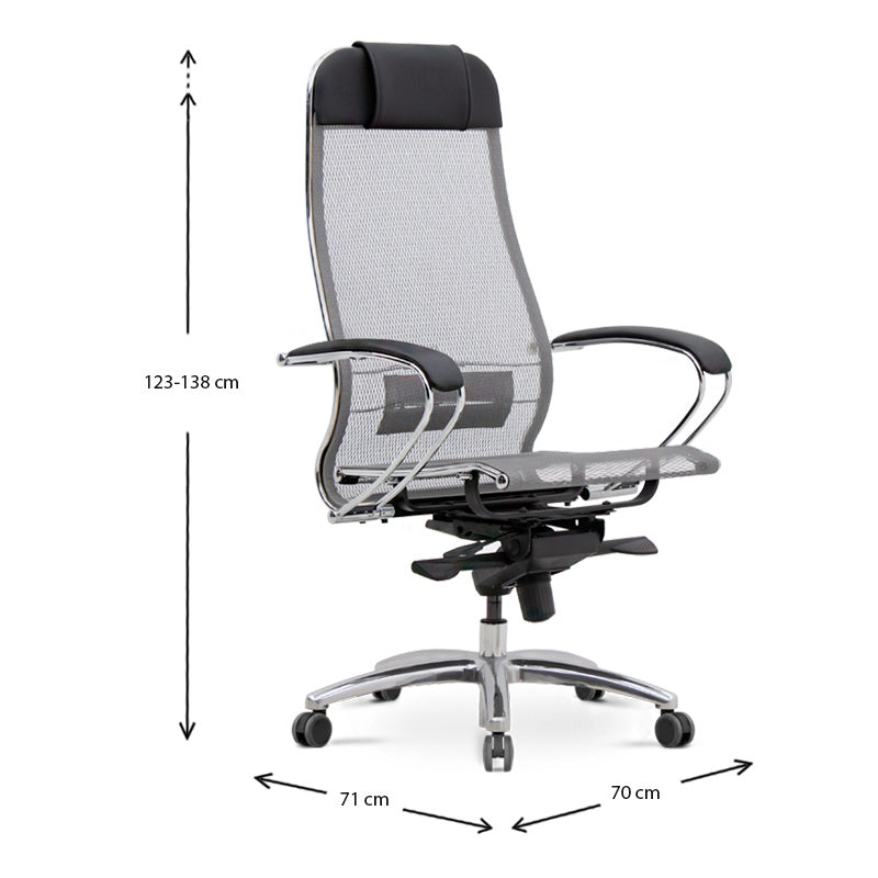 Office Chair CHEF Grey - Black