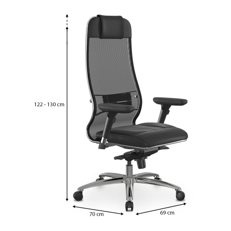 Office Chair TANOS Black 69x70x122/130cm