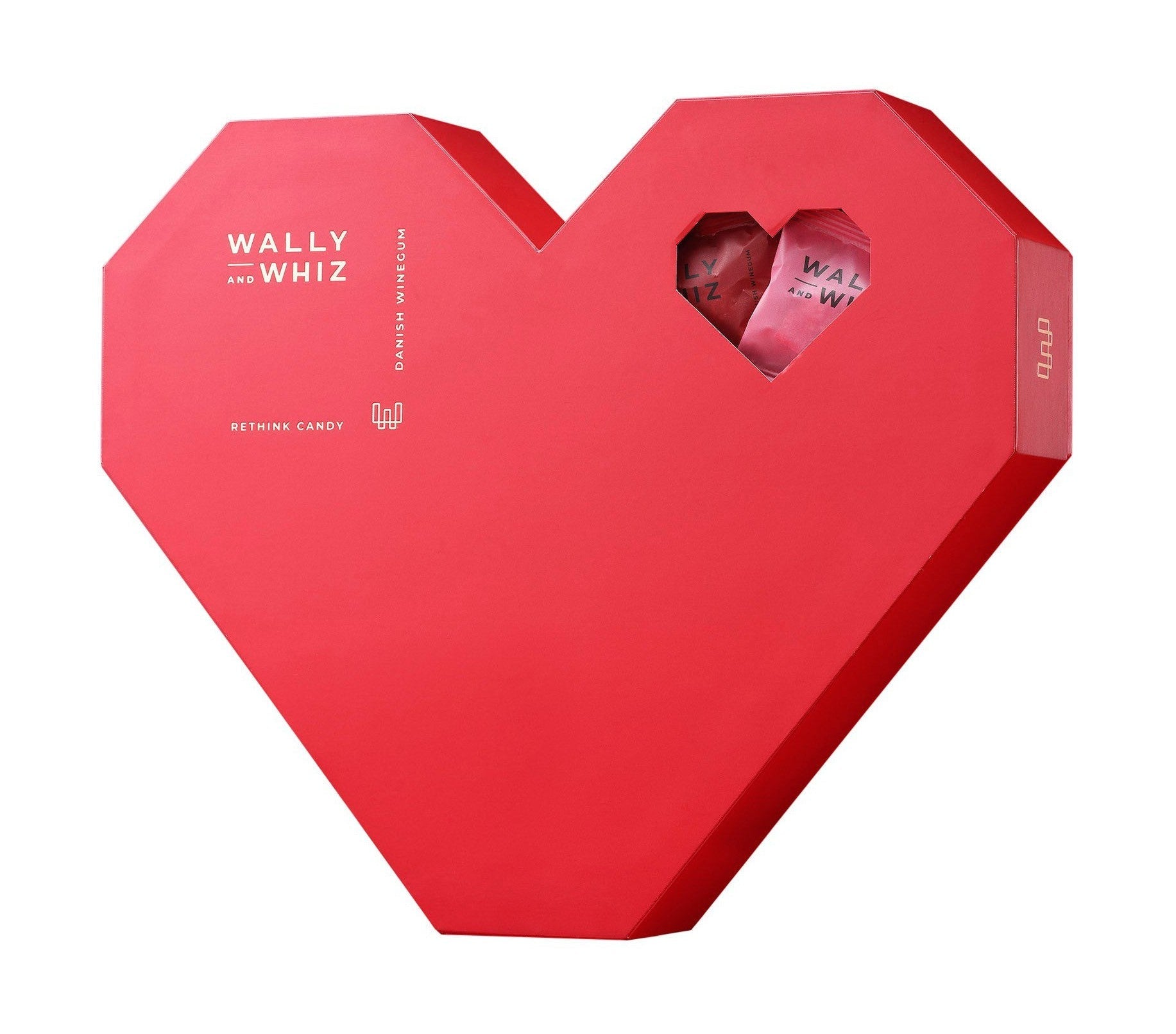 Wally and Whiz Christmas Heart Box z 60 przepakami przepływowymi Xmas 2023 660G