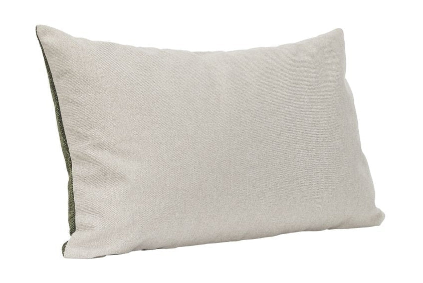 Hübsch Bliss Cushion, Sand/Green