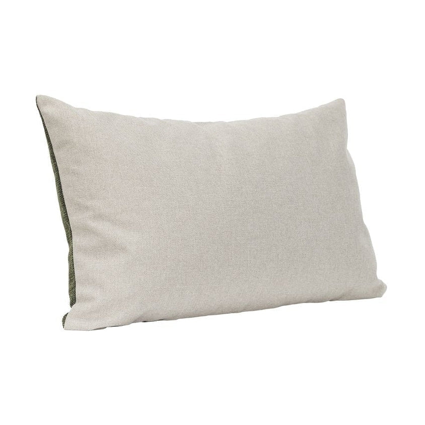 Hübsch Bliss Cushion, Sand/Green