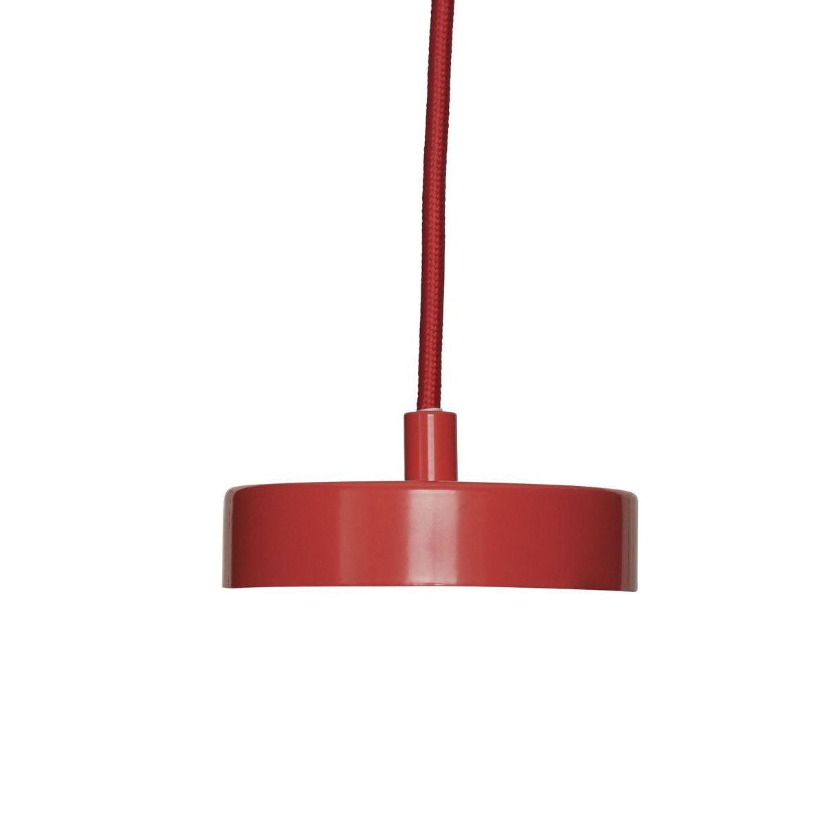 Hübsch Chand Ceiling Lamp, Natural/Red