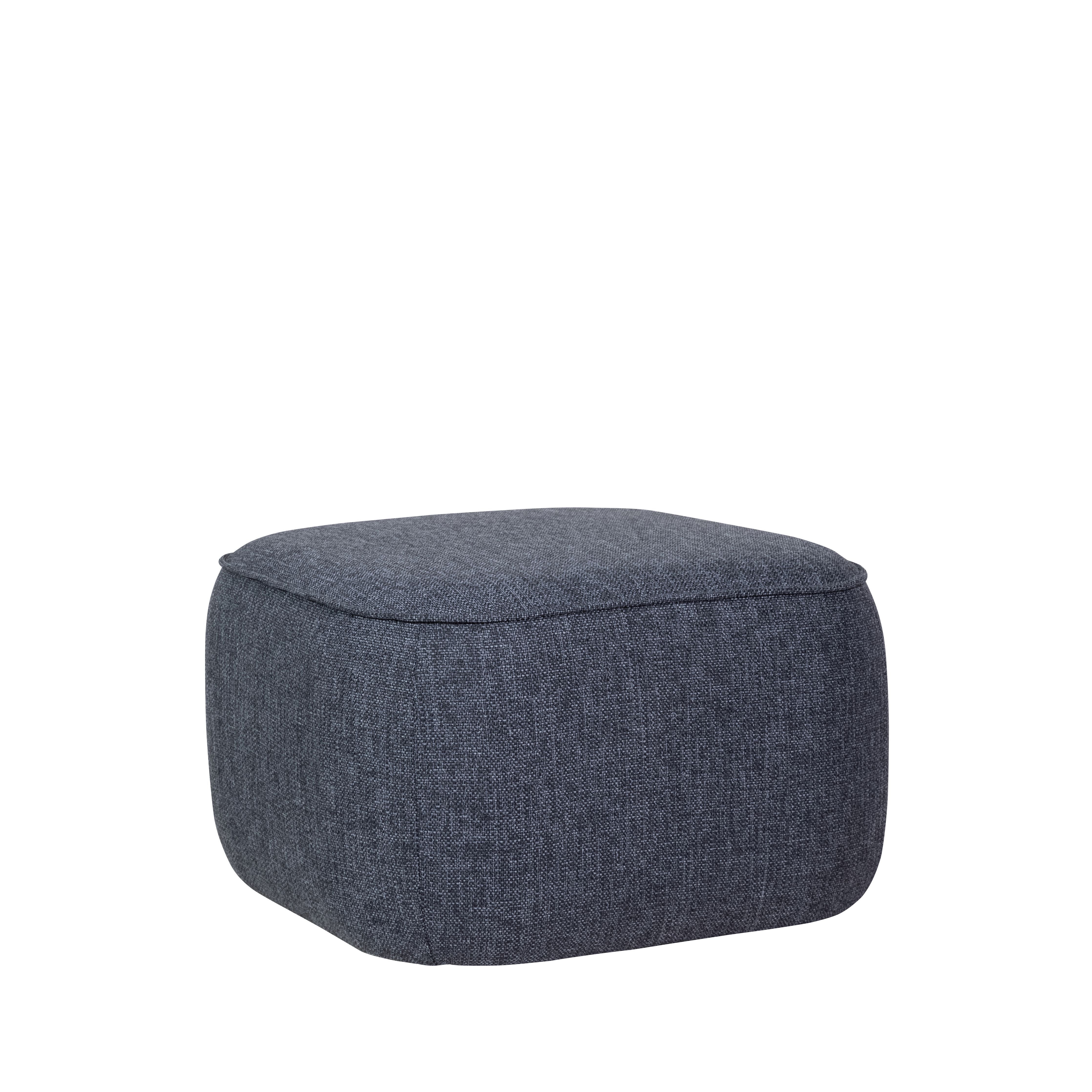 Hübsch Cube Pouffe, szary