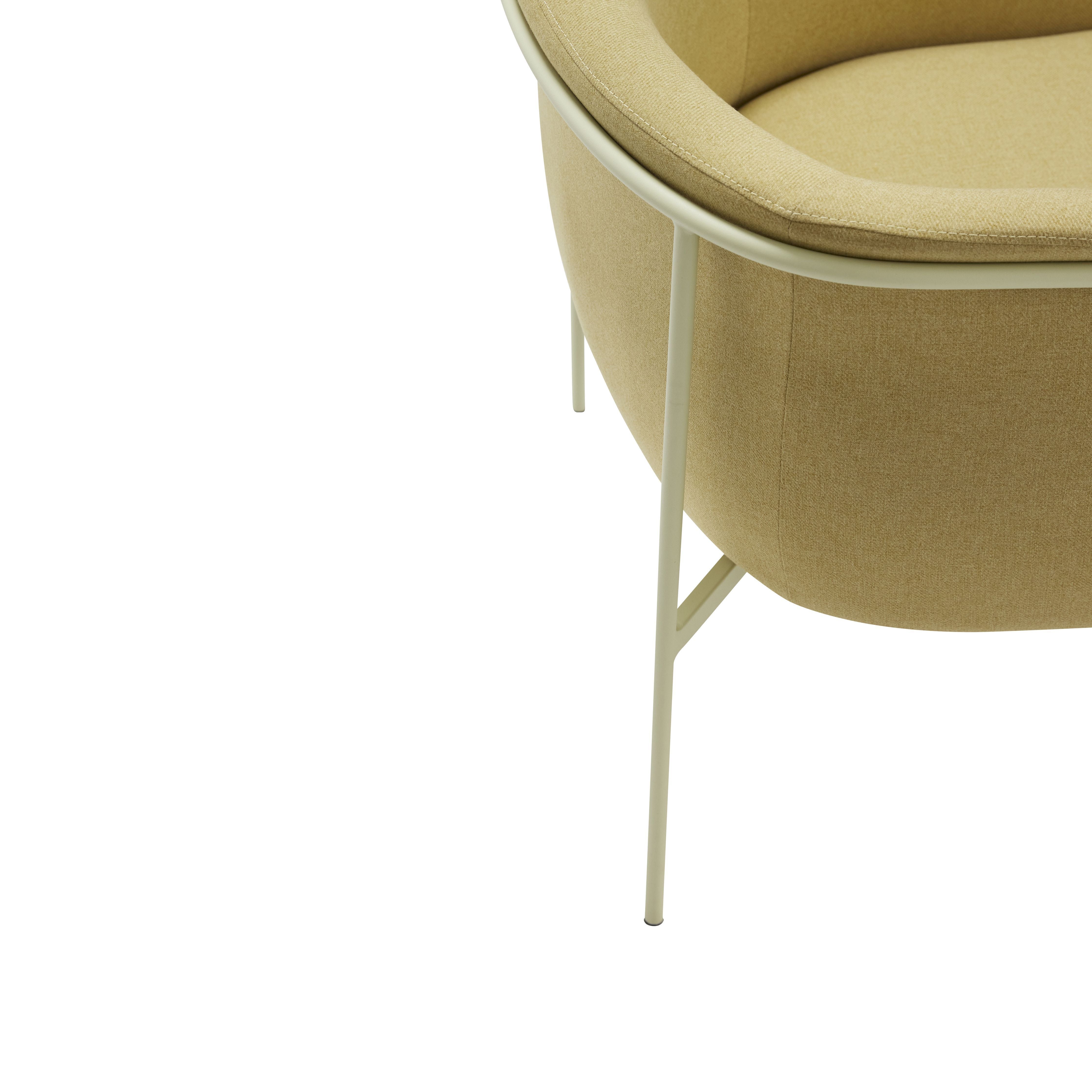 Hübsch Eyrie Lounge Chair, Yellow